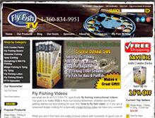 Tablet Screenshot of flyfishtv.com
